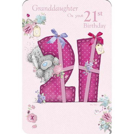 Granddaughter on 21st Birthday Me to You Bear Card £2.40
